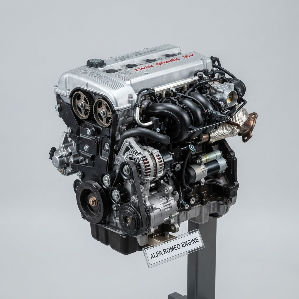 1991 Alfa Romeo 164 Sedan Engine - exc. Sport; model VIN 3L (7th and 8th digits)