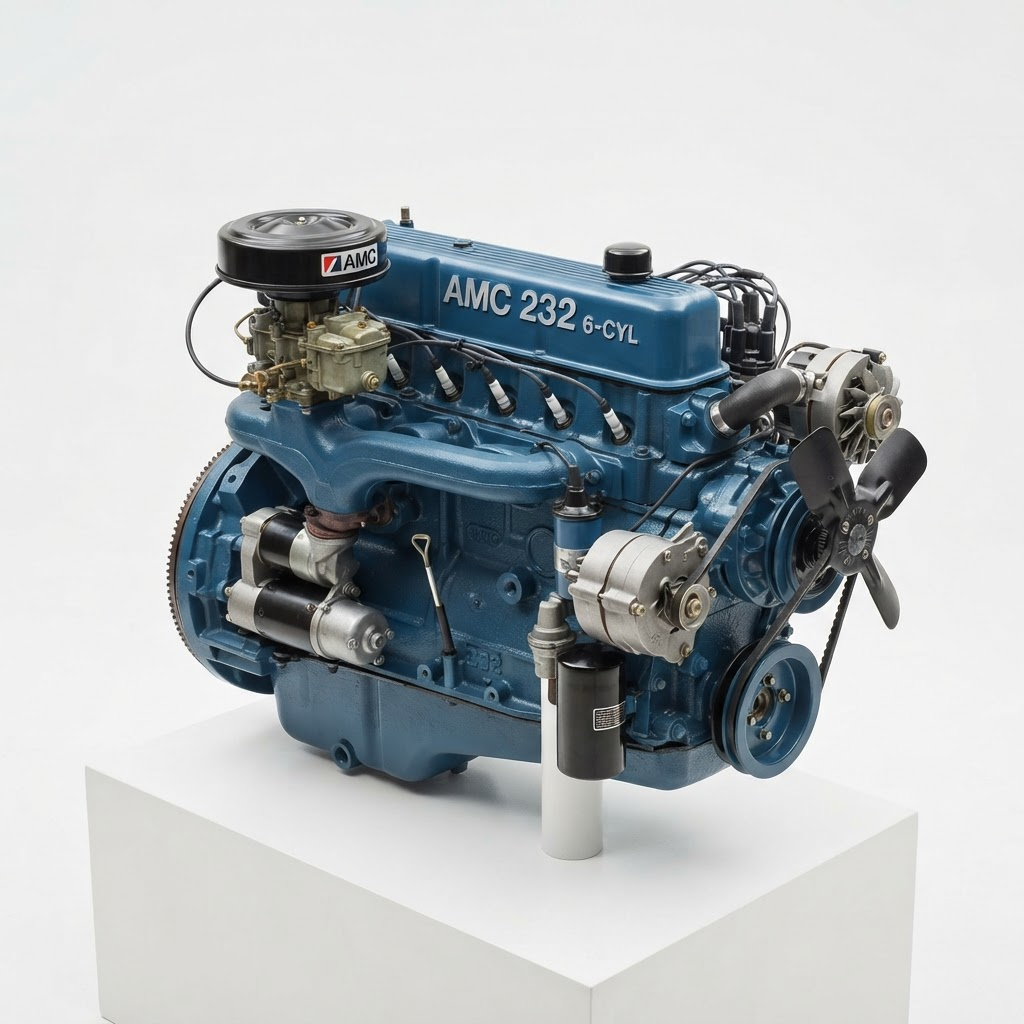 1965 AMC Ambassador Engine - 6-232 (VIN B, 7th digit)