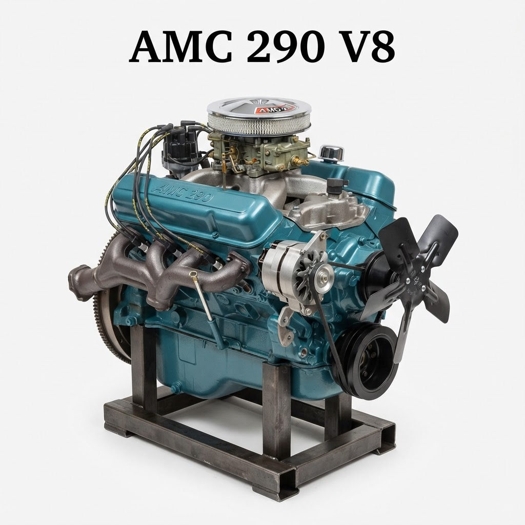 1967 AMC Ambassador Engine - 8-290, VIN M (7th digit)