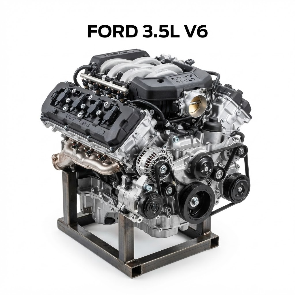 2010 Ford EDGE Engine - (3.5L, VIN C, 8th digit), engine oil cooler, (3 oil filter adapter mounting bolts) - 80,000 miles