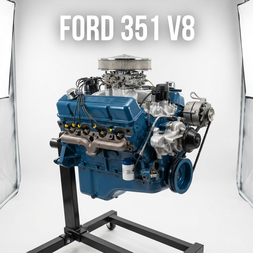 1990 Ford BRONCO-FULL-SIZE Engine - 5.8L (VIN H, 8th digit, 8-351W) - 90,000 miles