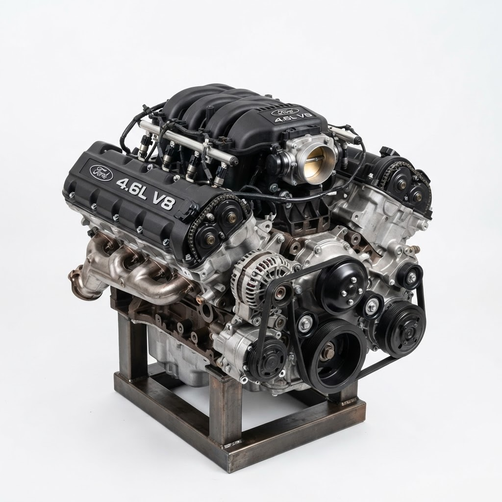 1992 Ford CROWN-VIC Engine - (4.6L, VIN W, 8th digit), 2 bolt starter (thru 2/18/92) - 90,000 miles