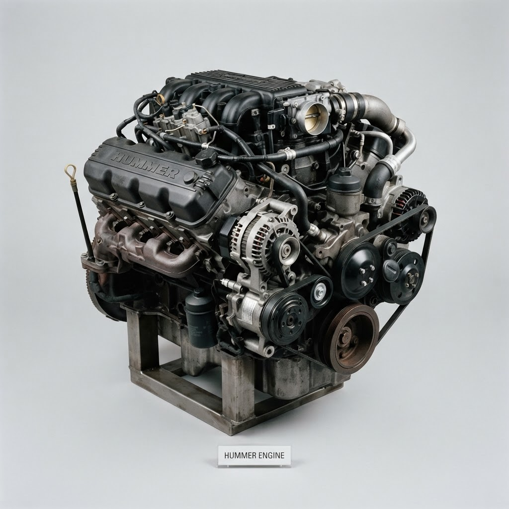 2005 Hummer H2 Engine - (6.0L, VIN U, 8th digit, opt LQ4)