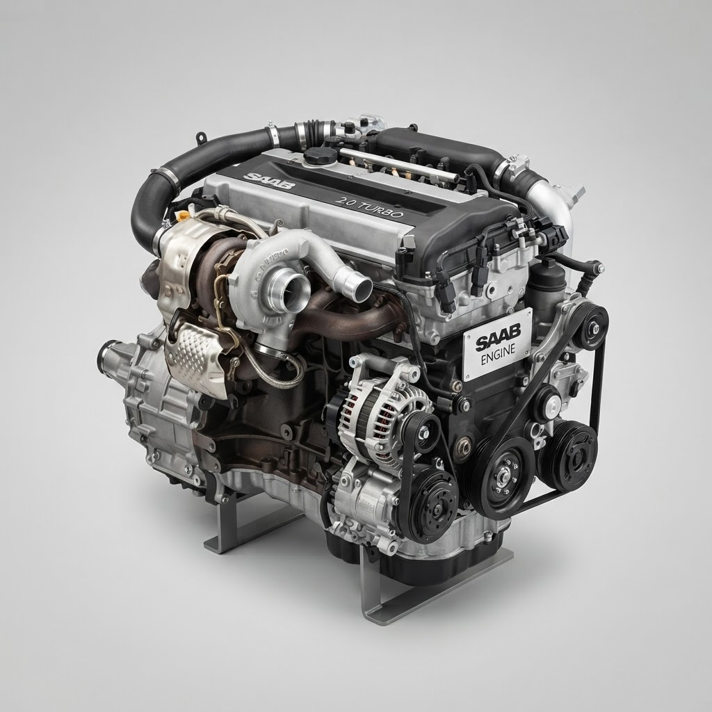1999 Saab 9-3 (1999 Up) Engine - 2.0L, VIN N (8th digit, B204L engine, low pressure turbo)