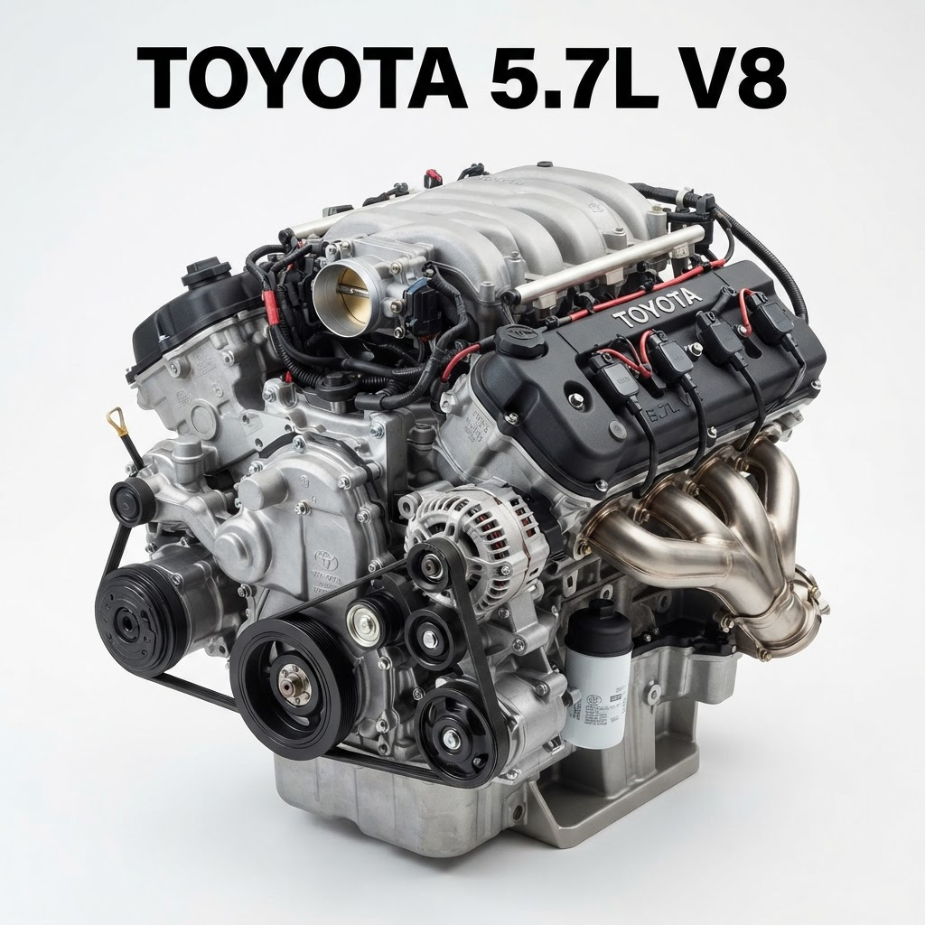 2008 Toyota LAND-CRUISER Engine - (5.7L, VIN Y, 5th digit, 3URFE engine, 8 cylinder)